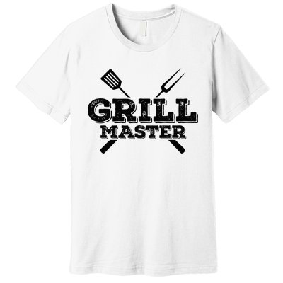 Grill Master Grilling Barbecue BBQ Smoker Graphic Tee Premium T-Shirt