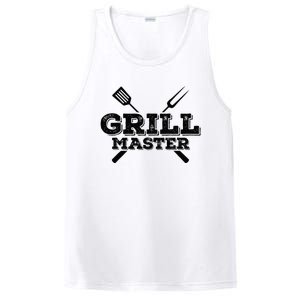 Grill Master Grilling Barbecue BBQ Smoker Graphic Tee PosiCharge Competitor Tank