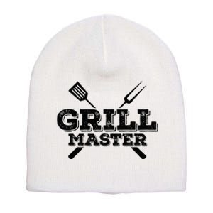 Grill Master Grilling Barbecue BBQ Smoker Graphic Tee Short Acrylic Beanie