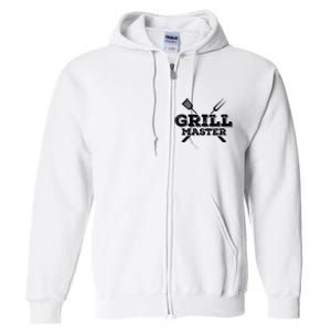 Grill Master Grilling Barbecue BBQ Smoker Graphic Tee Full Zip Hoodie