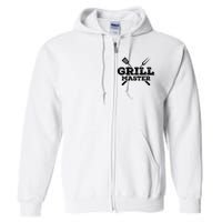 Grill Master Grilling Barbecue BBQ Smoker Graphic Tee Full Zip Hoodie