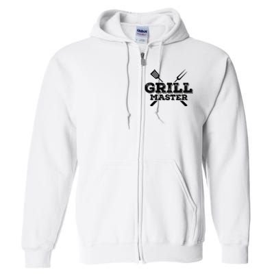 Grill Master Grilling Barbecue BBQ Smoker Graphic Tee Full Zip Hoodie