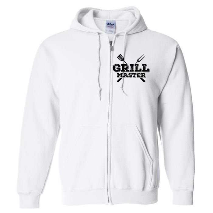 Grill Master Grilling Barbecue BBQ Smoker Graphic Tee Full Zip Hoodie