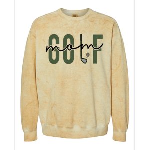 Golf Mom Colorblast Crewneck Sweatshirt