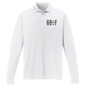 Golf Mom Performance Long Sleeve Polo