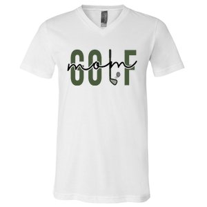 Golf Mom V-Neck T-Shirt