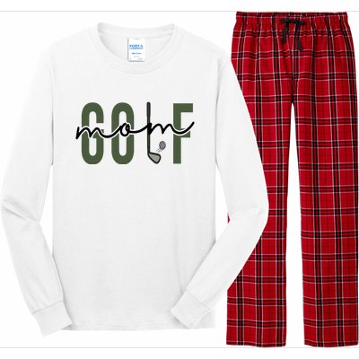 Golf Mom Long Sleeve Pajama Set