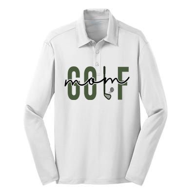 Golf Mom Silk Touch Performance Long Sleeve Polo