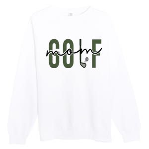 Golf Mom Premium Crewneck Sweatshirt