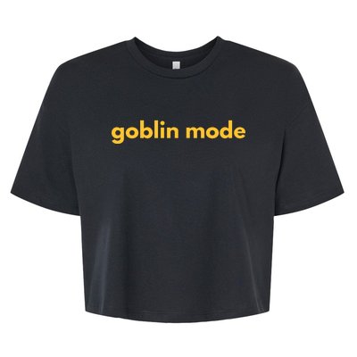 Goblin Mode Bella+Canvas Jersey Crop Tee