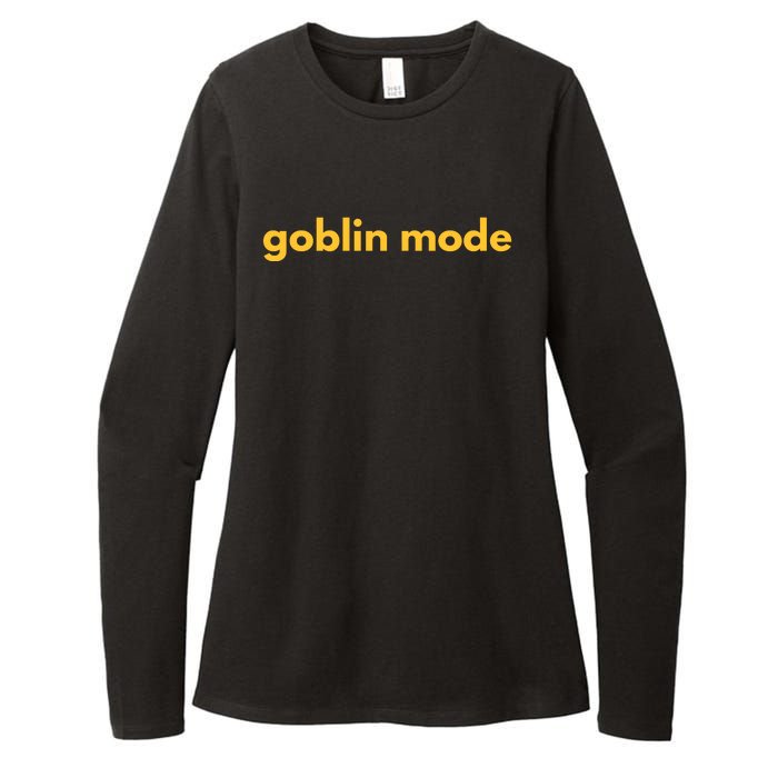 Goblin Mode Womens CVC Long Sleeve Shirt