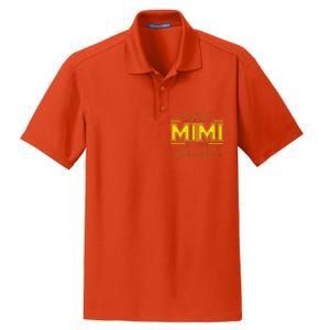 Grandma Mimi Gift, Best Mimi In The Galaxy Dry Zone Grid Polo