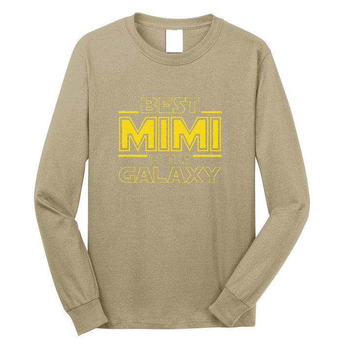 Grandma Mimi Gift, Best Mimi In The Galaxy Long Sleeve Shirt