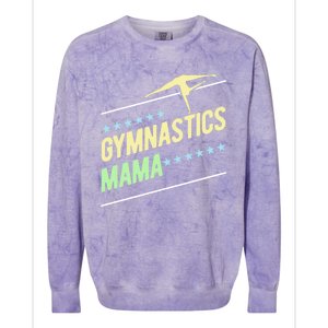 Gymnastics Mama Gymnast Gymnastics Mom Gift Colorblast Crewneck Sweatshirt