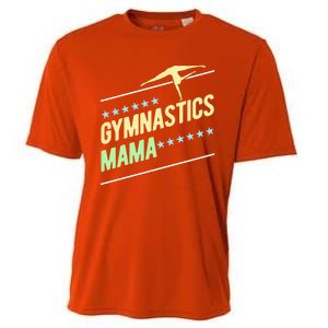 Gymnastics Mama Gymnast Gymnastics Mom Gift Cooling Performance Crew T-Shirt