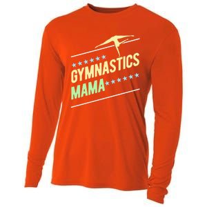 Gymnastics Mama Gymnast Gymnastics Mom Gift Cooling Performance Long Sleeve Crew