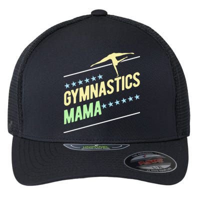 Gymnastics Mama Gymnast Gymnastics Mom Gift Flexfit Unipanel Trucker Cap