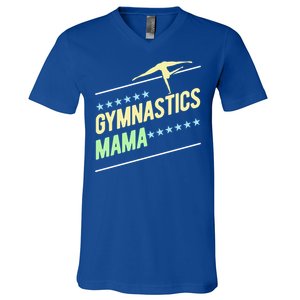 Gymnastics Mama Gymnast Gymnastics Mom Gift V-Neck T-Shirt