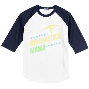 Gymnastics Mama Gymnast Gymnastics Mom Gift Baseball Sleeve Shirt