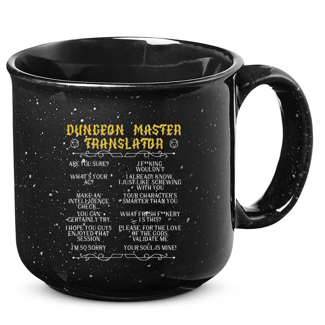 Gaming MasterBoard GameRole Playing GamePlayerDungeon 15oz Campfire Ceramic Mug