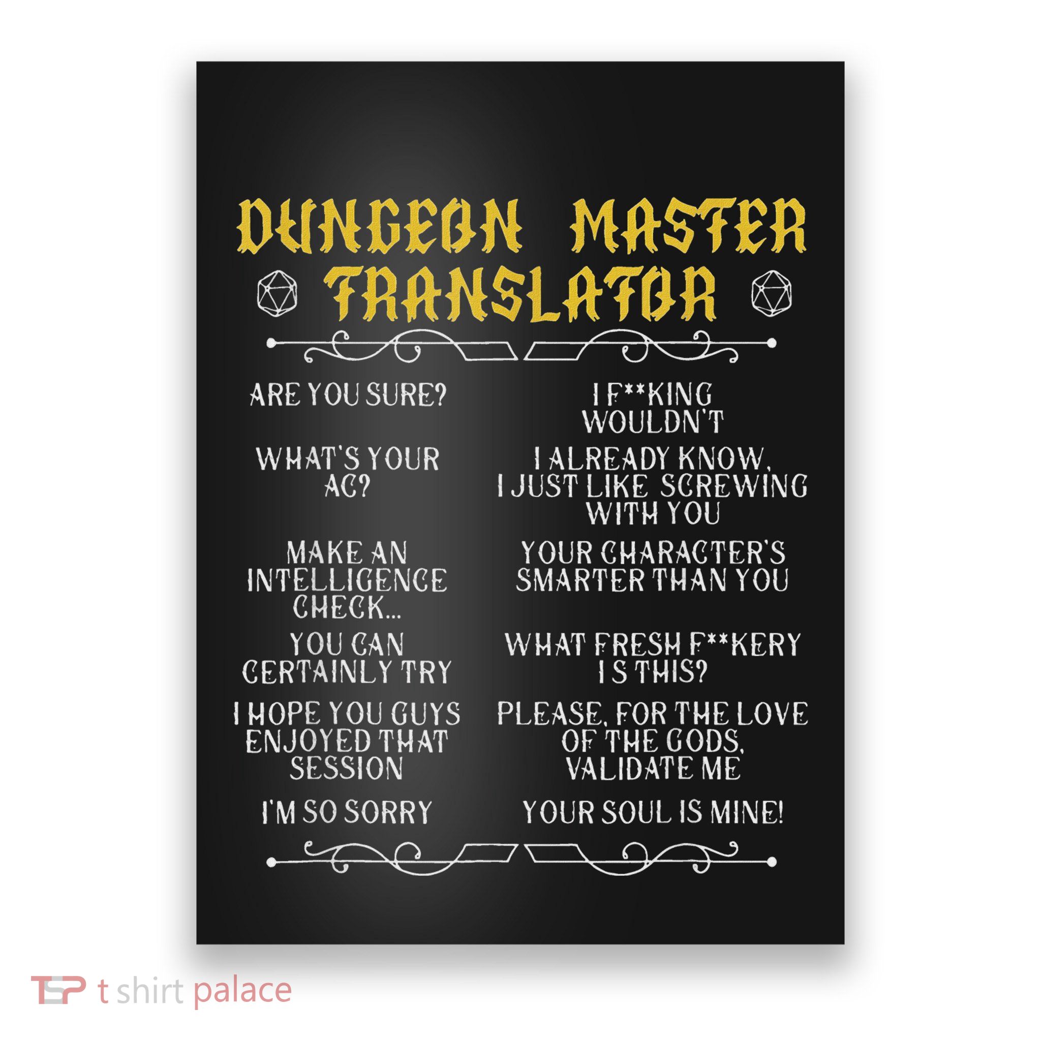 Gaming MasterBoard GameRole Playing GamePlayerDungeon Poster