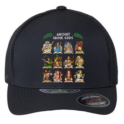 Greek Mythology Gods Ancient Greece Flexfit Unipanel Trucker Cap