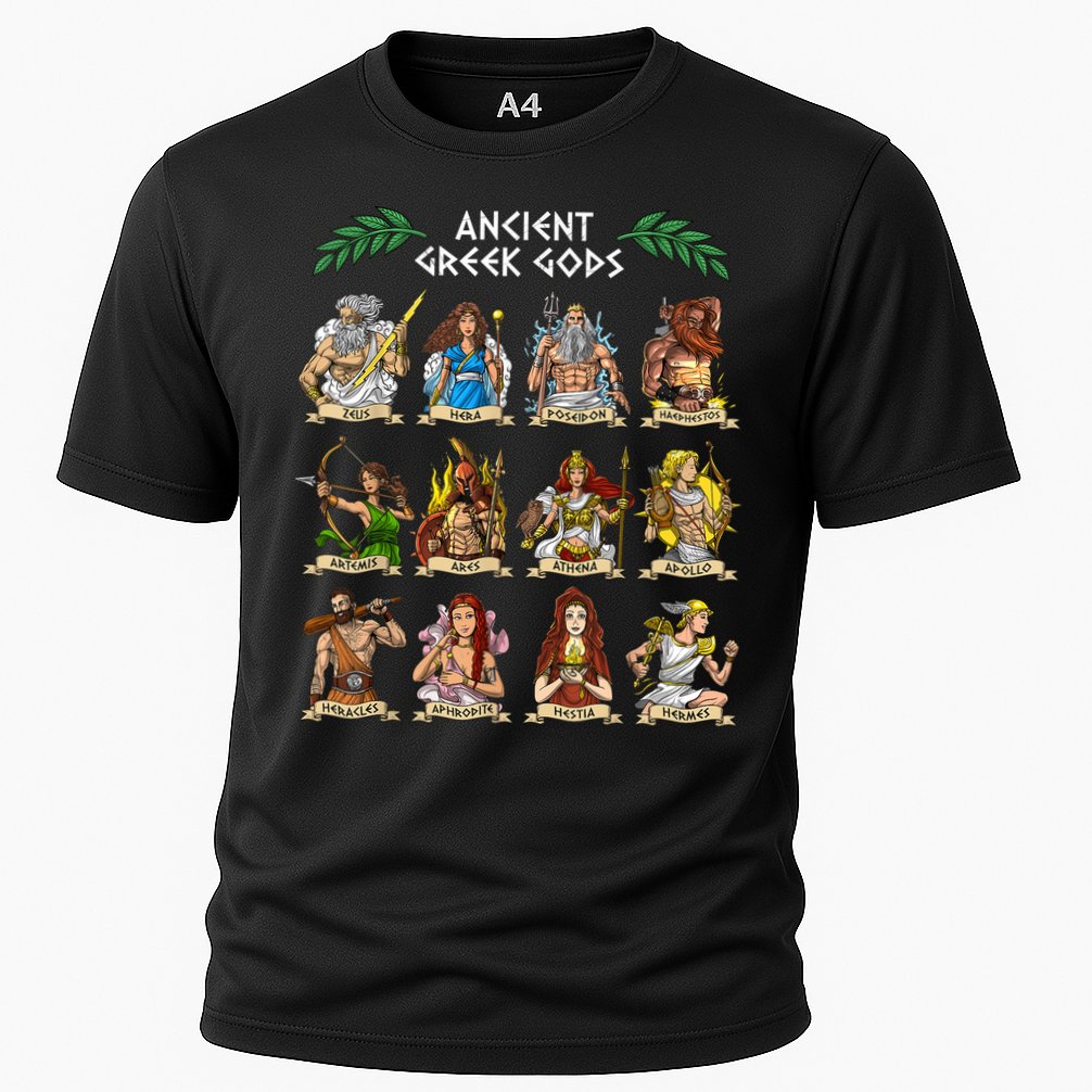 Greek Mythology Gods Ancient Greece Cooling Performance Crew T-Shirt