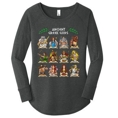 Greek Mythology Gods Ancient Greece Women's Perfect Tri Tunic Long Sleeve Shirt