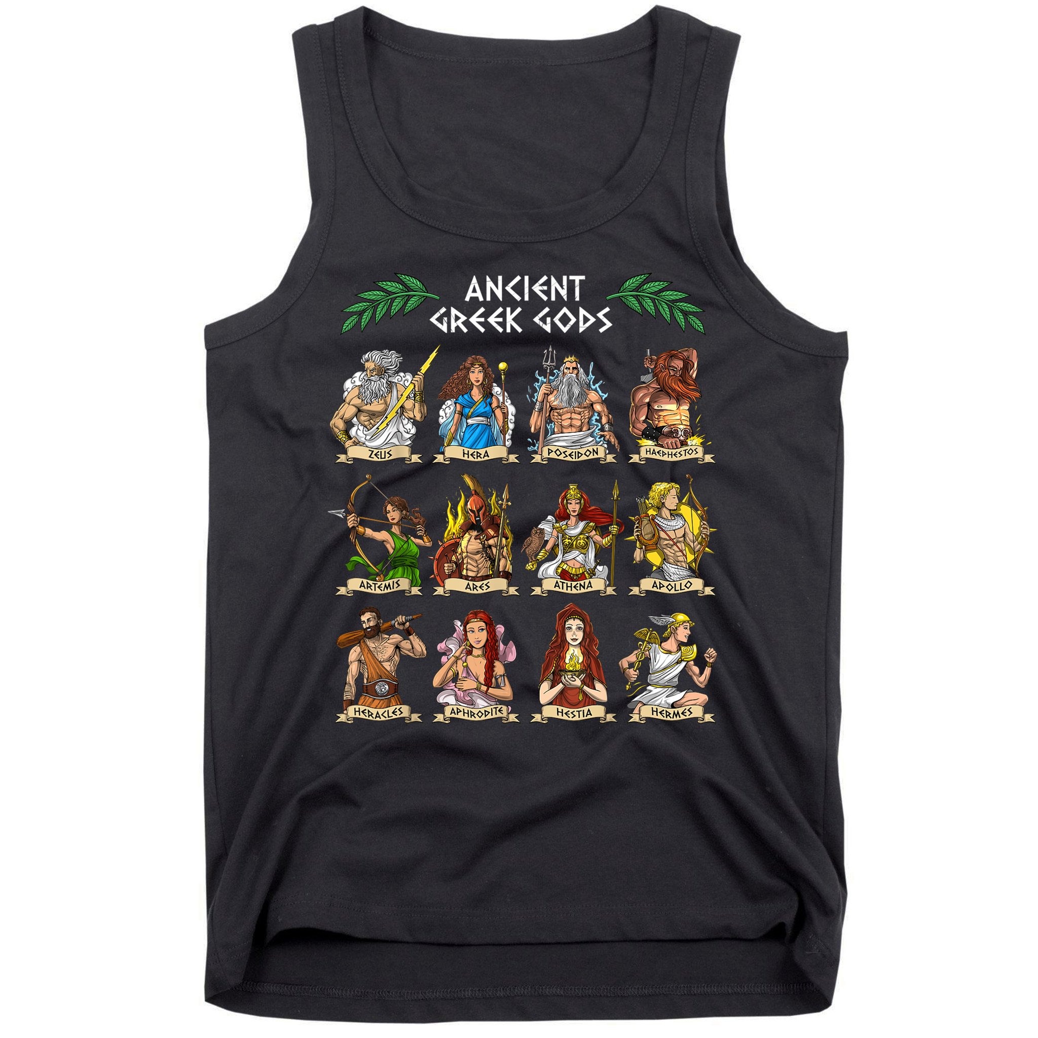 Greek Mythology Gods Ancient Greece Tank Top