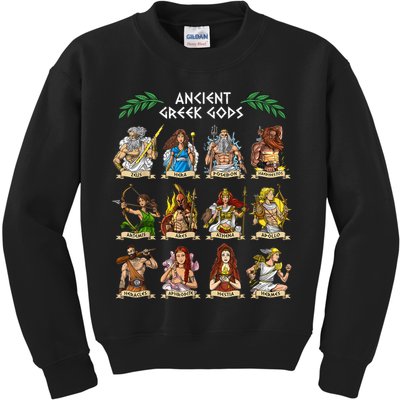 Greek Mythology Gods Ancient Greece Kids Sweatshirt