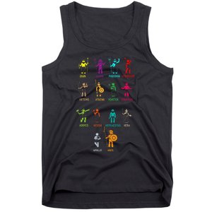 Greek Mythology Gods Gods Of Greece Tank Top