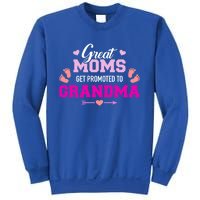 Great Moms Get Promoted To Grandma Cute Gift Sweatshirt