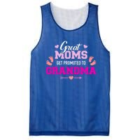 Great Moms Get Promoted To Grandma Cute Gift Mesh Reversible Basketball Jersey Tank