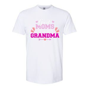 Great Moms Get Promoted To Grandma Cute Gift Softstyle CVC T-Shirt