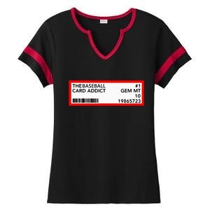 Gem Mint Graded Baseball Card Addict Grade Ladies Halftime Notch Neck Tee