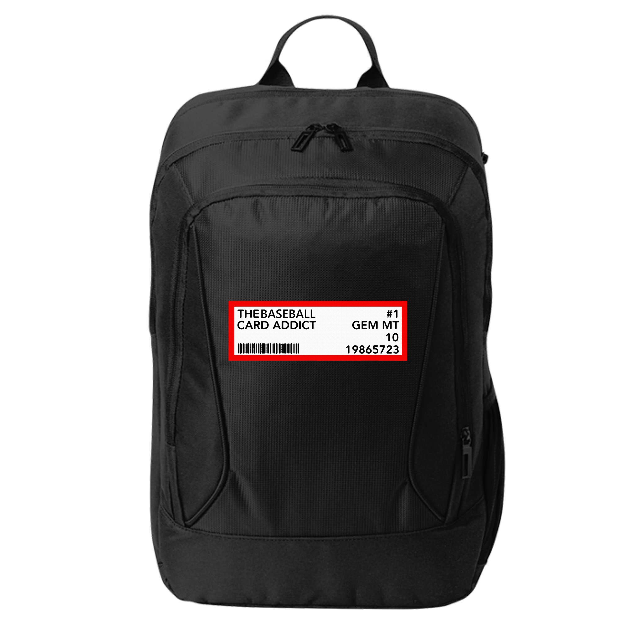 Gem Mint Graded Baseball Card Addict Grade City Backpack
