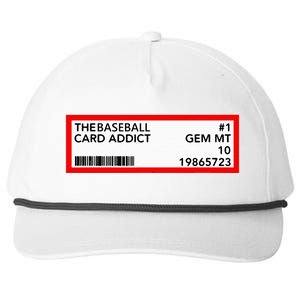 Gem Mint Graded Baseball Card Addict Grade Snapback Five-Panel Rope Hat