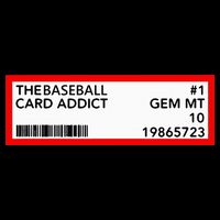Gem Mint Graded Baseball Card Addict Grade 16 in Basic Backpack