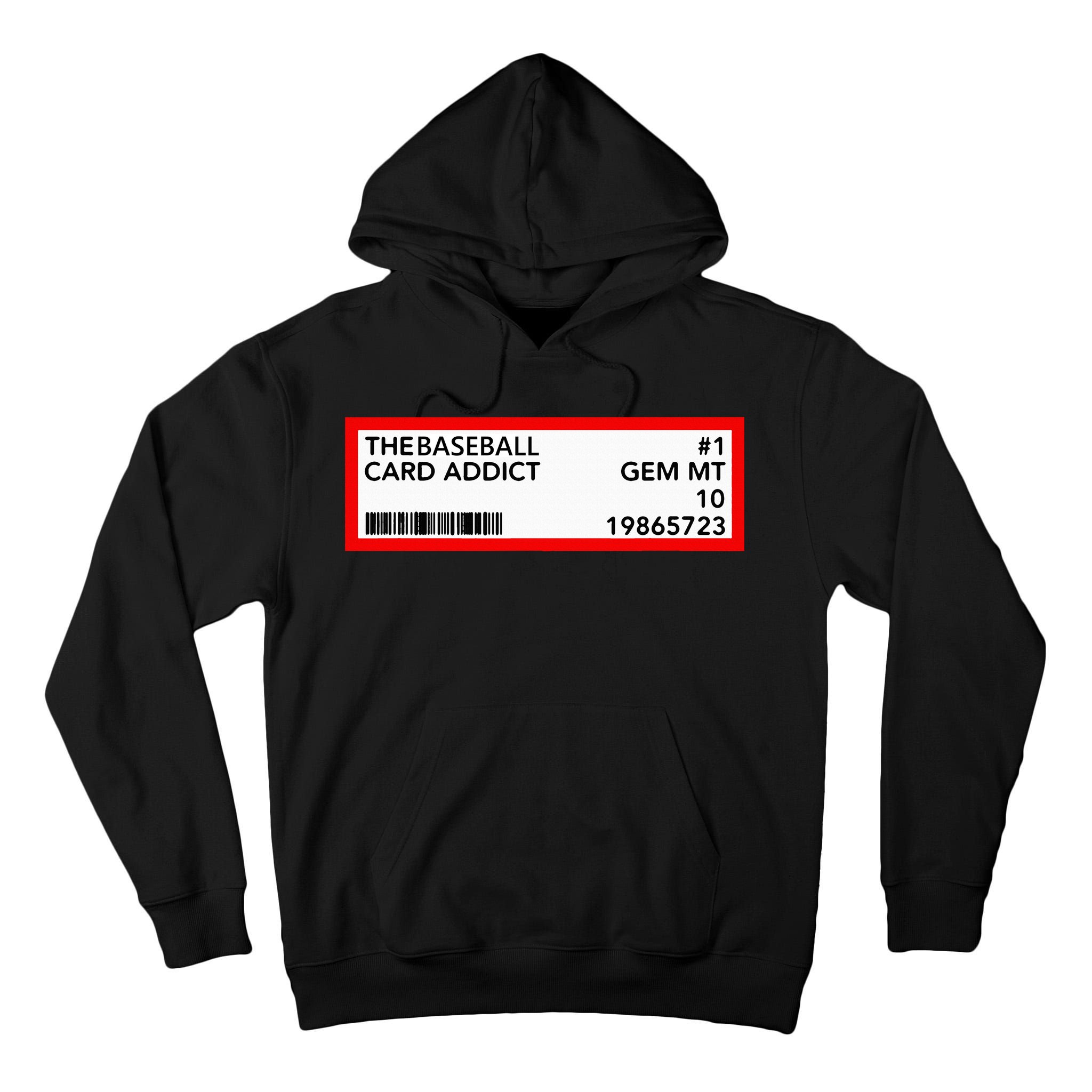 Gem Mint Graded Baseball Card Addict Grade Tall Hoodie