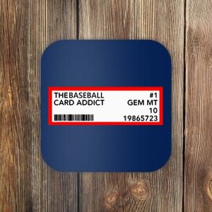 Gem Mint Graded Baseball Card Addict Grade Coaster