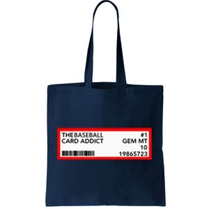 Gem Mint Graded Baseball Card Addict Grade Tote Bag