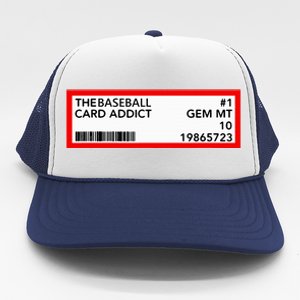 Gem Mint Graded Baseball Card Addict Grade Trucker Hat