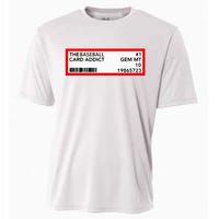 Gem Mint Graded Baseball Card Addict Grade Cooling Performance Crew T-Shirt