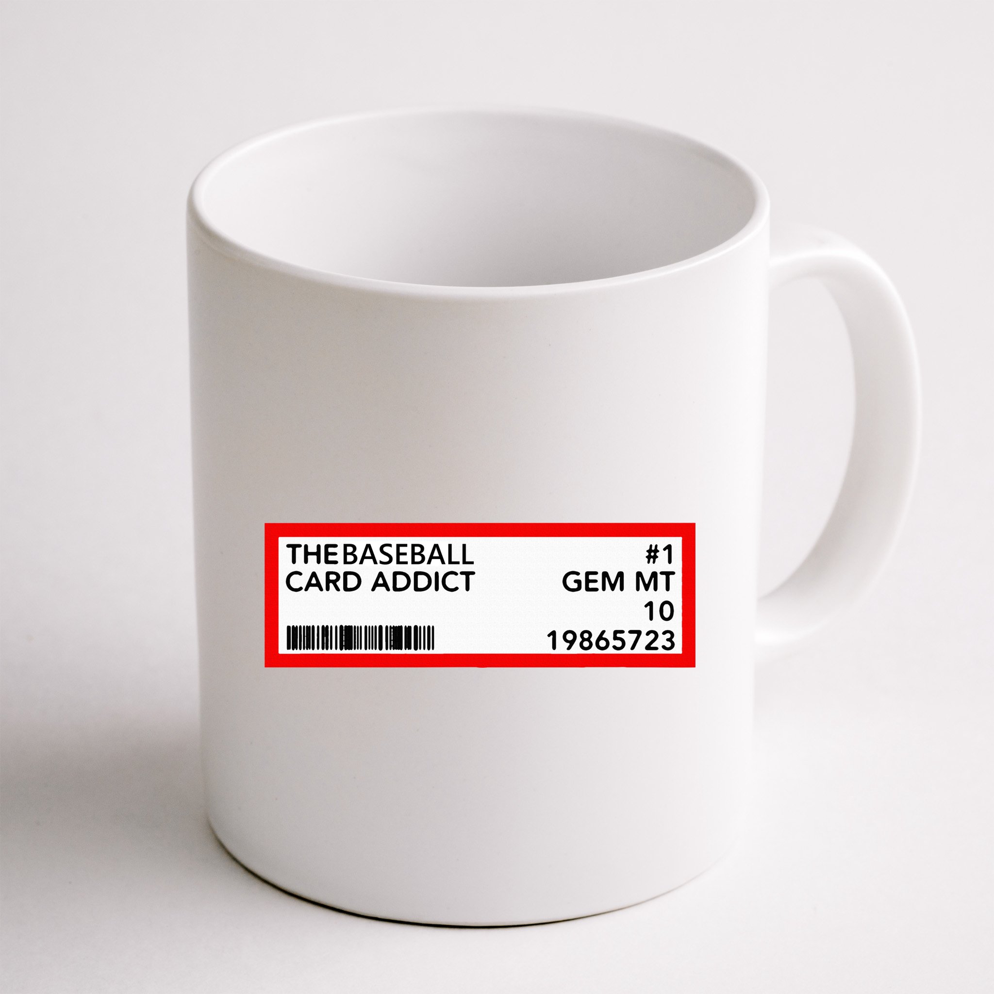 Gem Mint Graded Baseball Card Addict Grade Mug