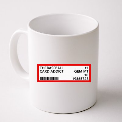 Gem Mint Graded Baseball Card Addict Grade Mug