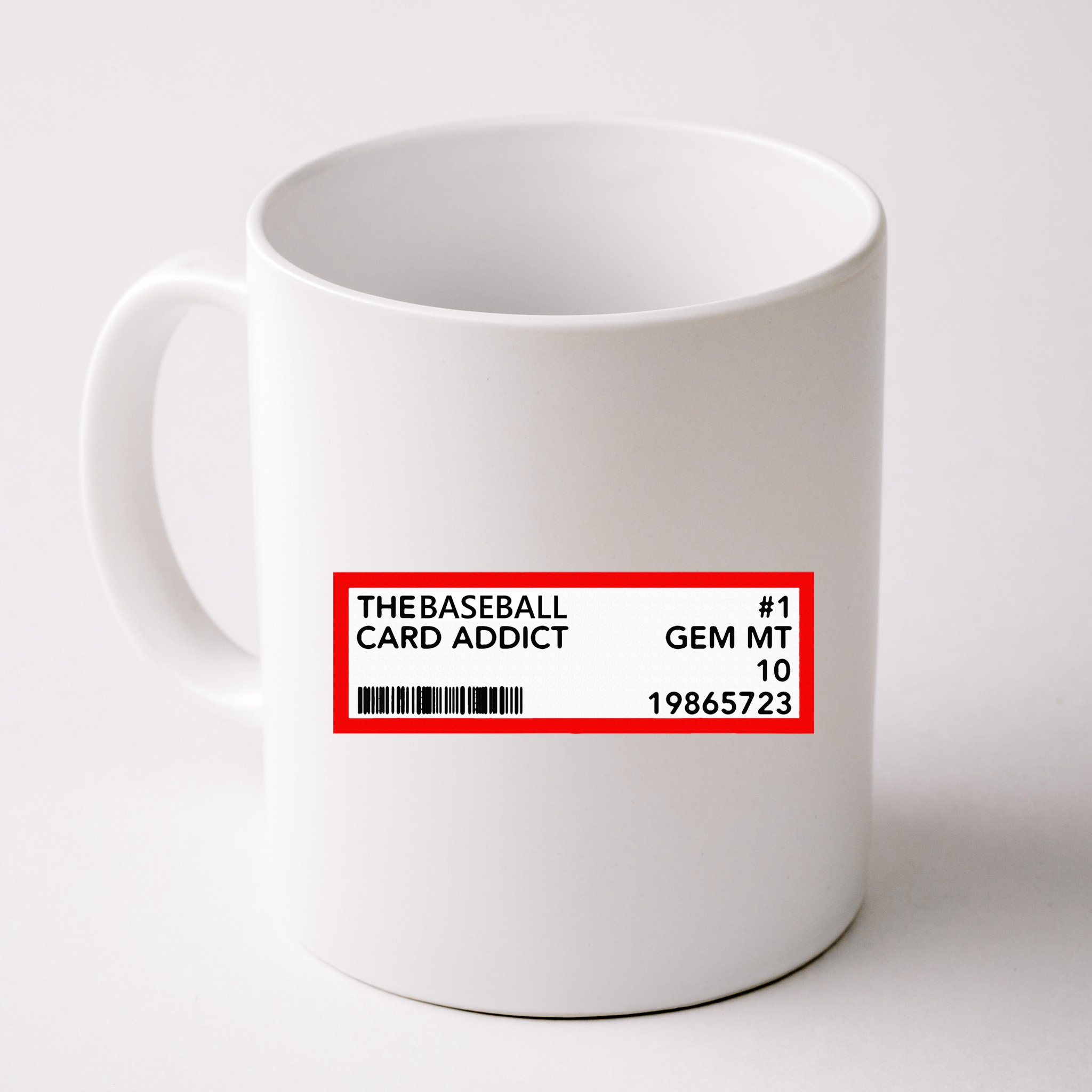 Gem Mint Graded Baseball Card Addict Grade Mug