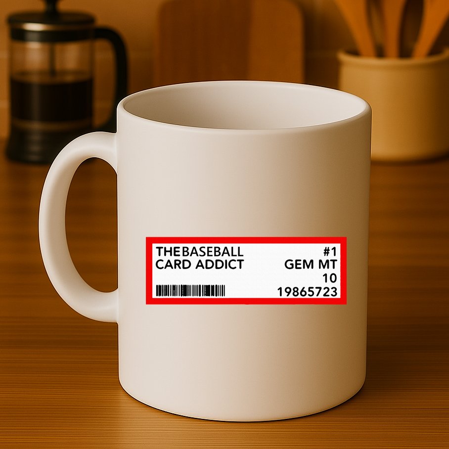 Gem Mint Graded Baseball Card Addict Grade Mug