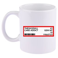 Gem Mint Graded Baseball Card Addict Grade 11oz C Handle Ceramic Mug