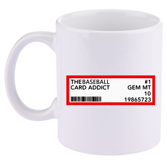 Gem Mint Graded Baseball Card Addict Grade 11oz C Handle Ceramic Mug