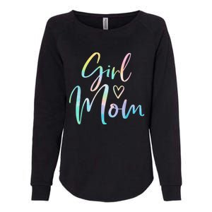 Girl Mom Gifts For Mother Mama Of Girl Tie Dye Womens California Wash Sweatshirt